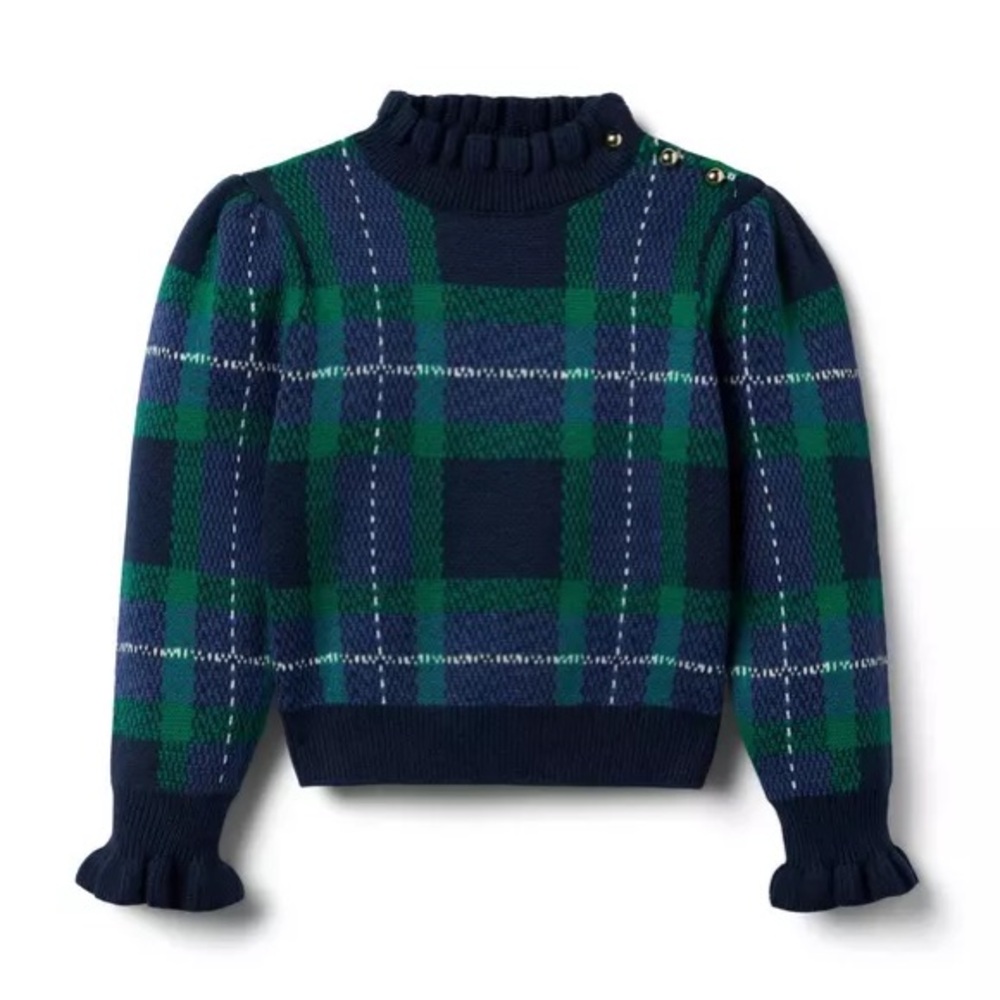 Janie and Jack The Tartan Sweater